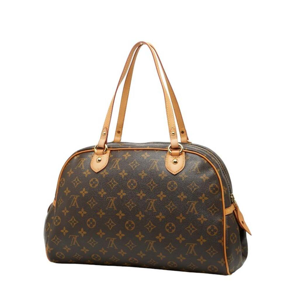 LOUIS VUITTON Brown Monogram Leather Tote Bag - Picture 2 of 13
